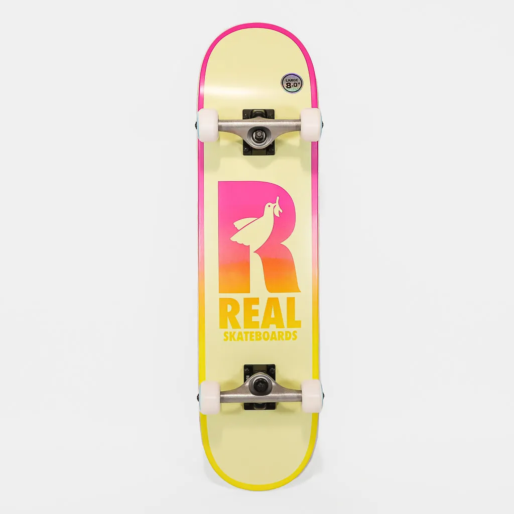 Real Skateboards - 8.0 Be Free Complete Skateboard - Yellow