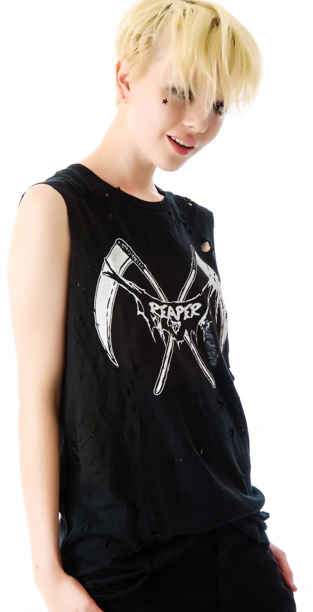 Reaper Destroyed Muscle Tank-