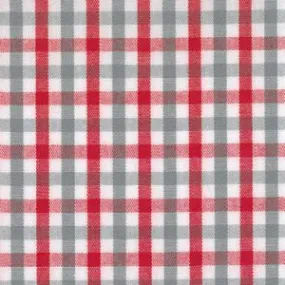 Red and Gray Check