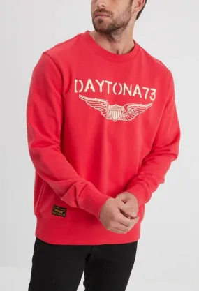 Red men's sweatshirt \102687\