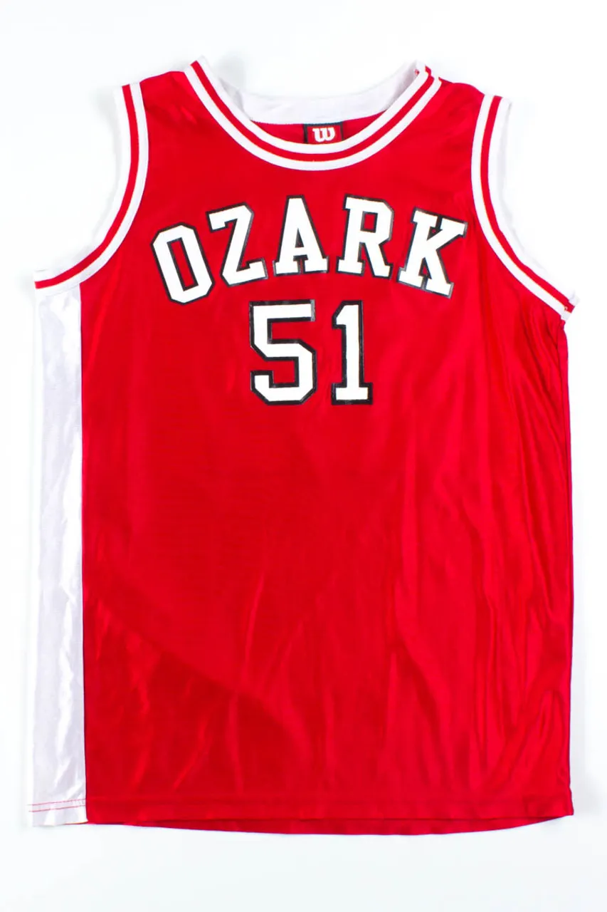 Red Ozark Basketball Jersey