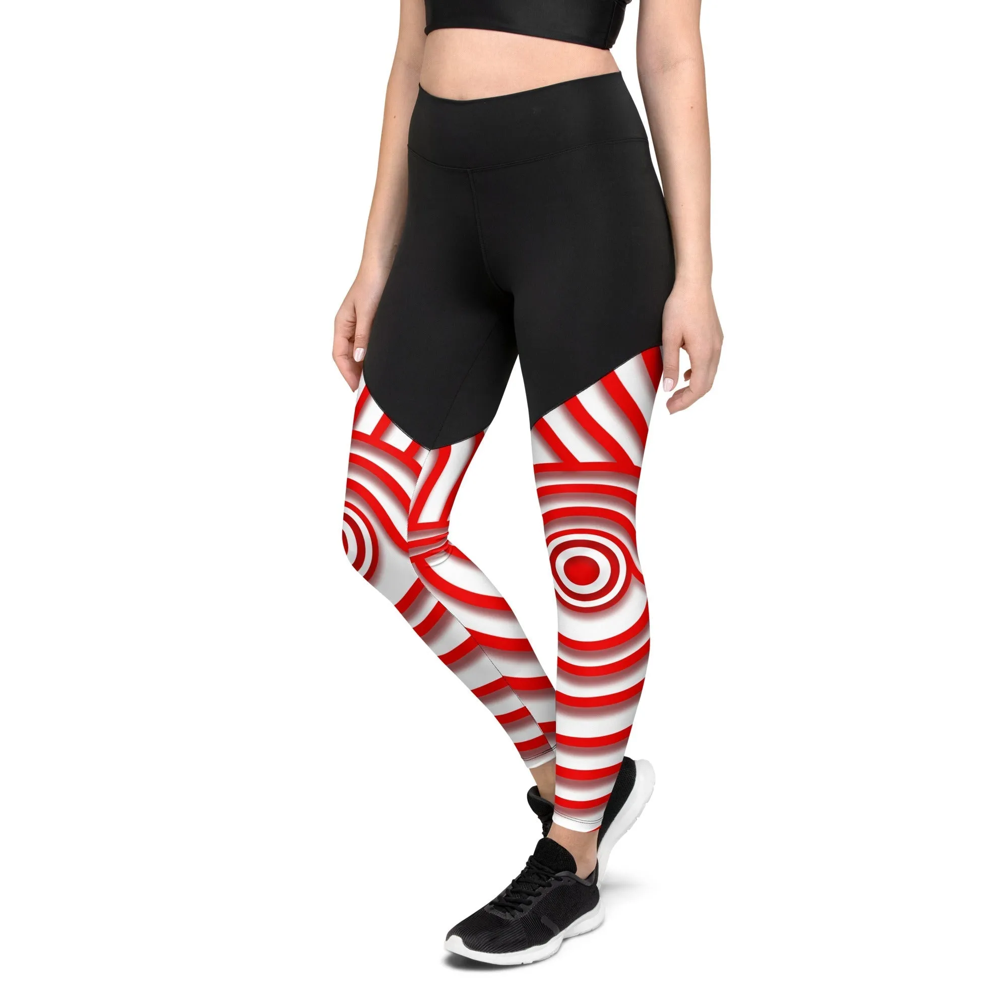 Red Target Compression Leggings