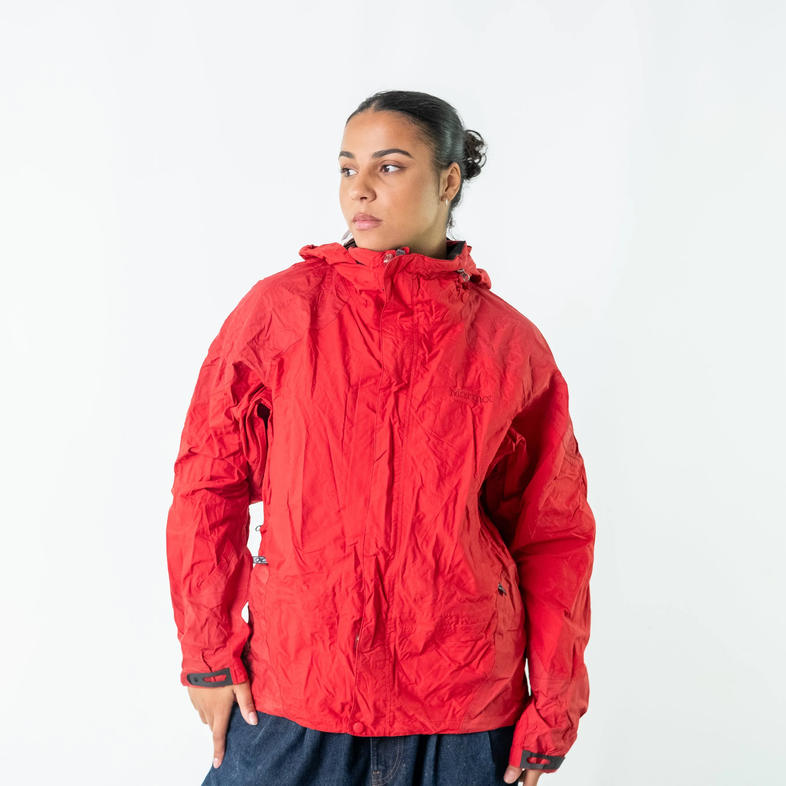 Red y2ks Marmot Rain Jacket (M)