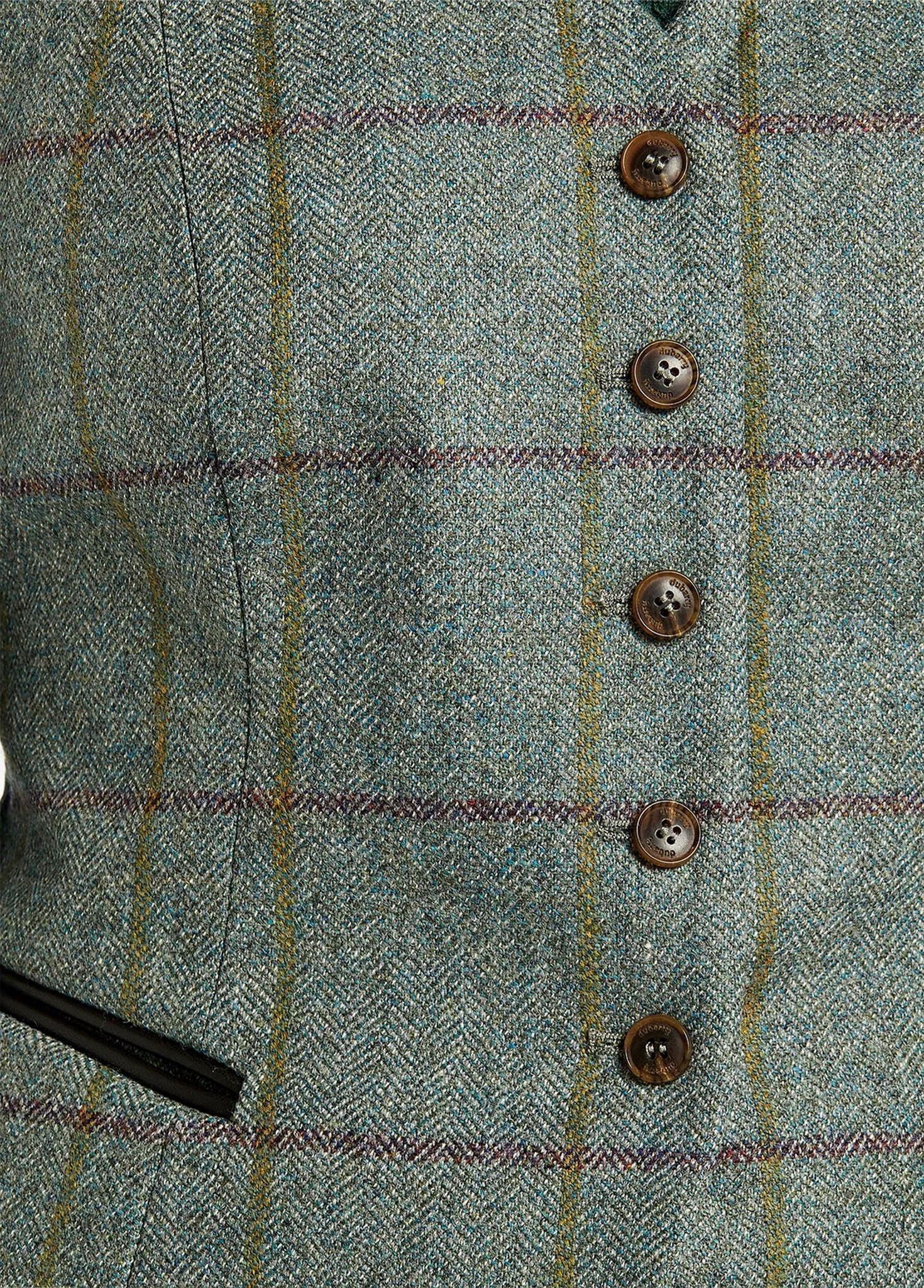 Redberry Tweed Waistcoat - Sorrel