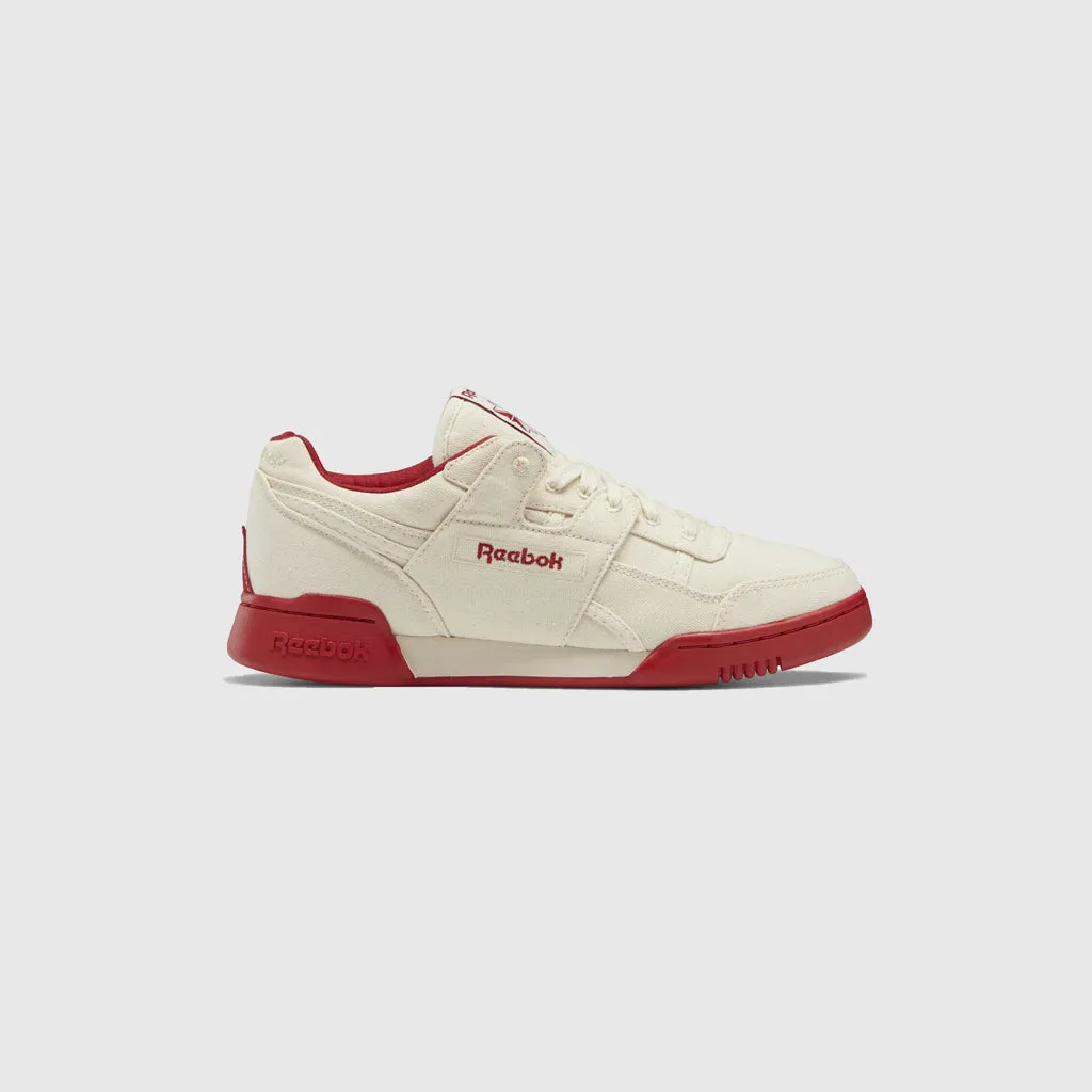 Reebok Workout Plus - Chalk / Chalk / Flash Red