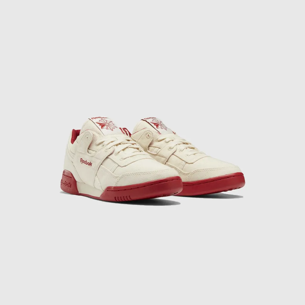 Reebok Workout Plus - Chalk / Chalk / Flash Red