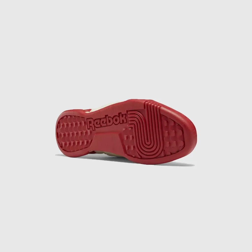 Reebok Workout Plus - Chalk / Chalk / Flash Red