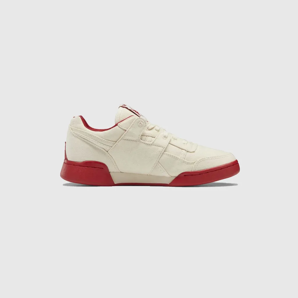 Reebok Workout Plus - Chalk / Chalk / Flash Red