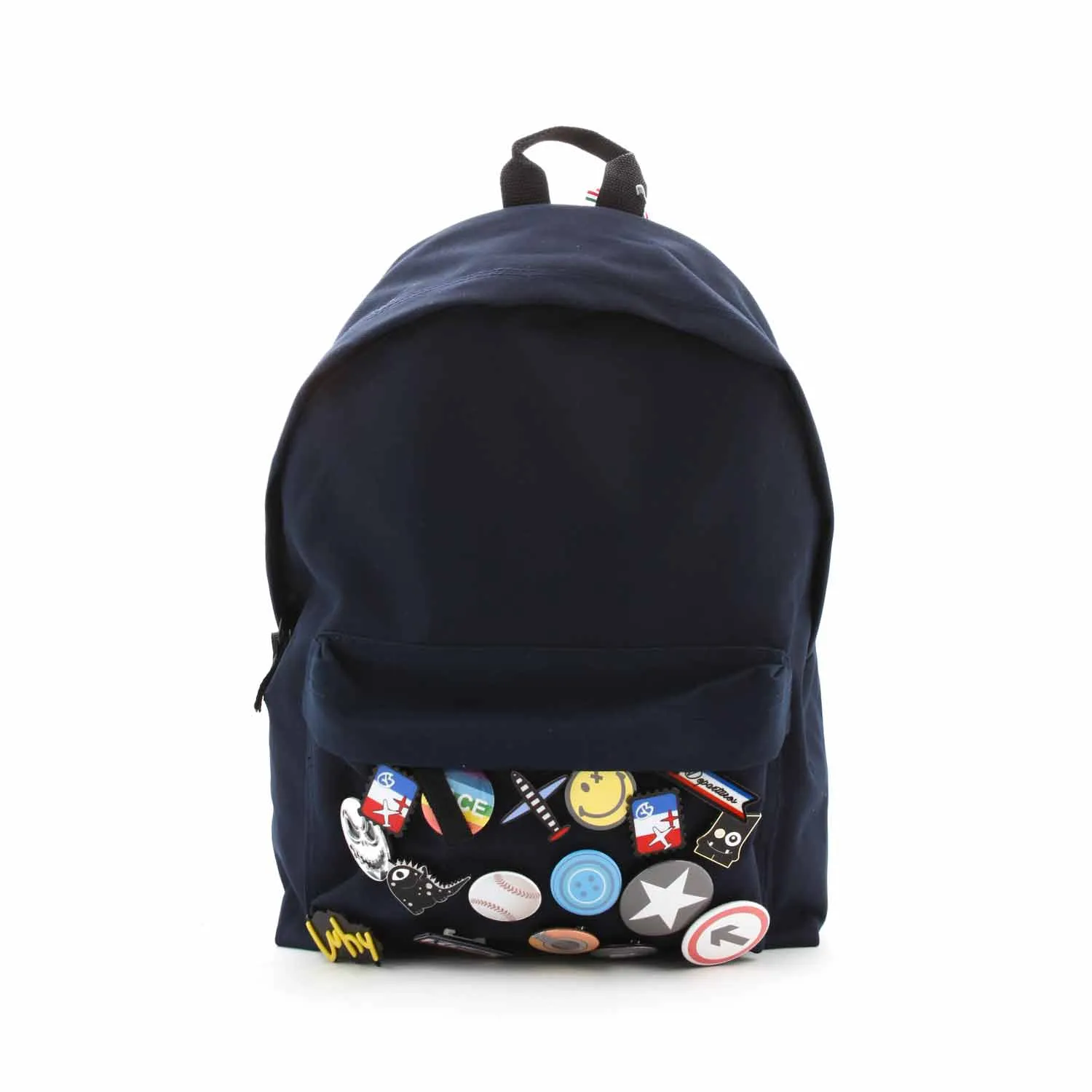 Regina Blue Backpack With Pins For Girls And Teenagers