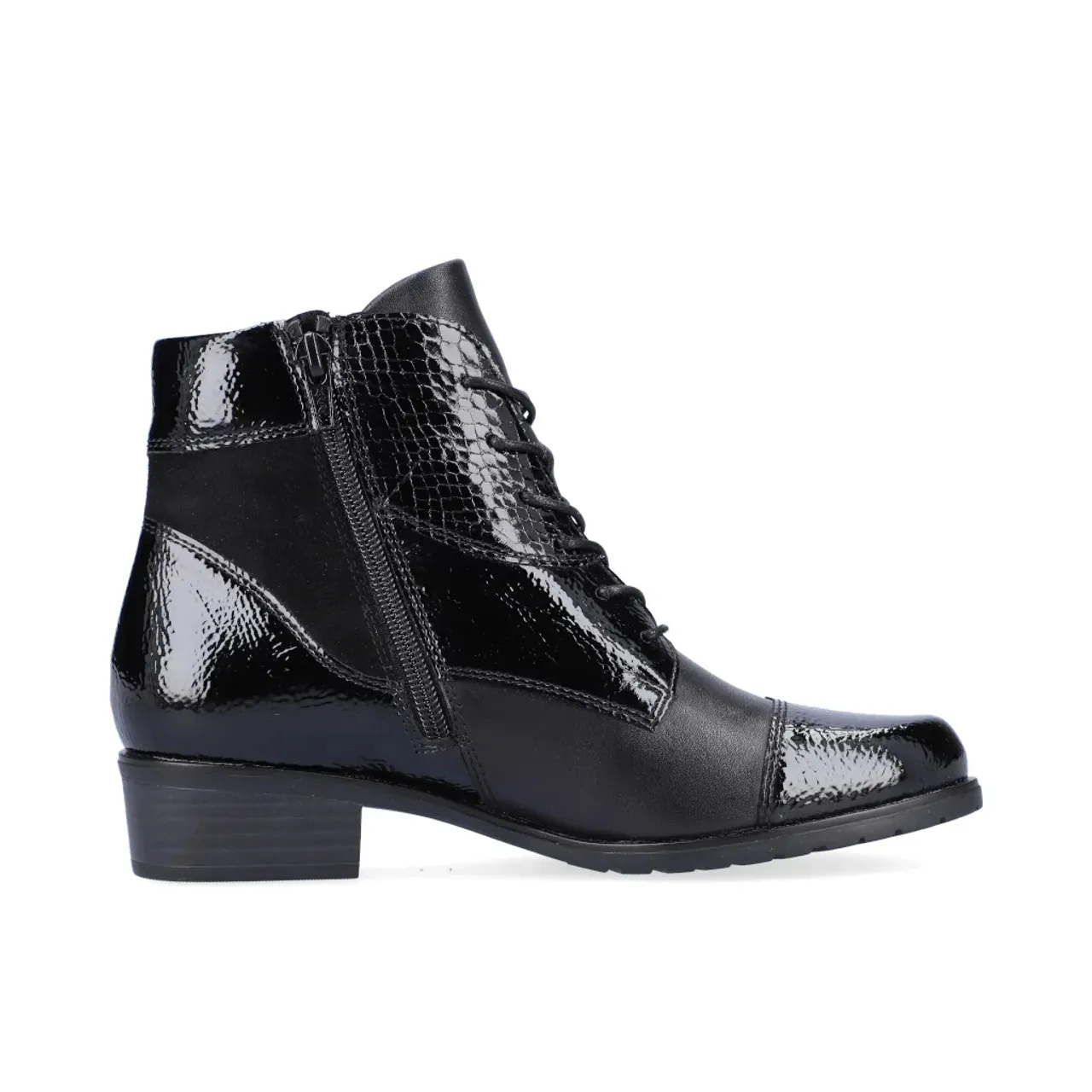 Remonte D6882-01 Black Ankle Boot