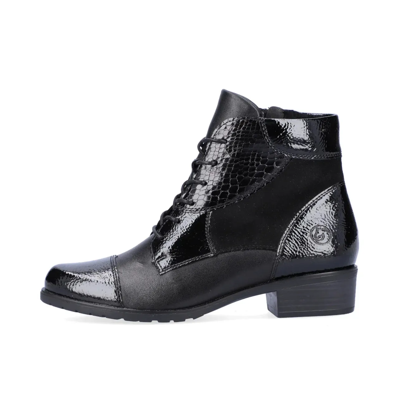Remonte D6882-01 Black Ankle Boot