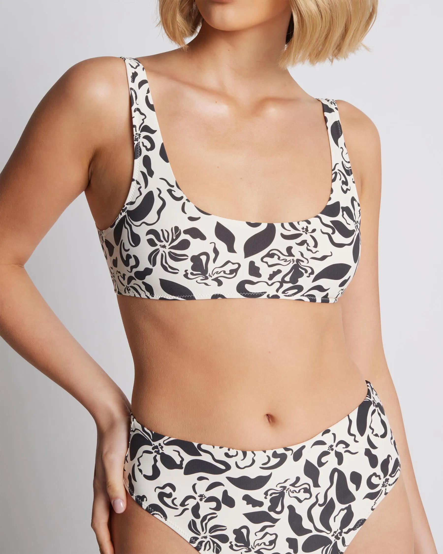 Rhythm Sundance Floral Crop Bikini Top