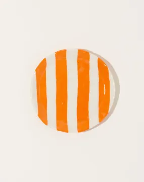 Ribbon Plate in Orange