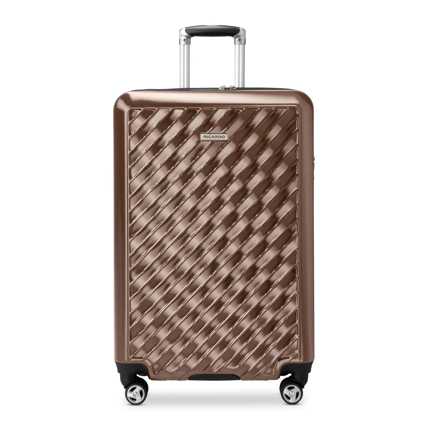 Ricardo Beverly Hills  Melrose Hardside Medium Checked Spinner Luggage