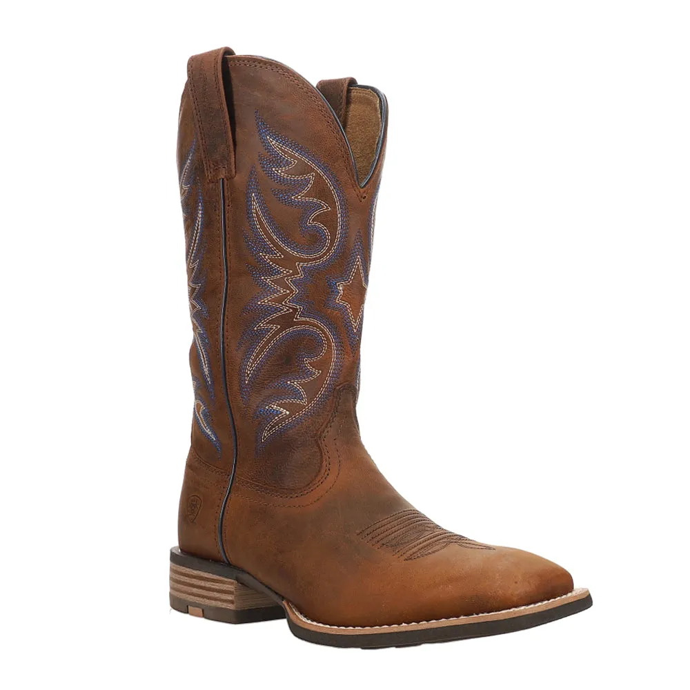 Ricochet Embroidered Square Toe Cowboy Boots