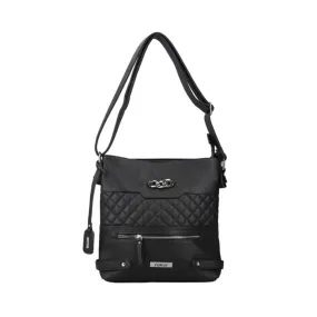 Rieker - H1072-01 Cross Quilt (black)