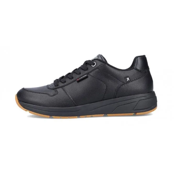 Rieker  Mens 07004-00 Black Lace-Up Trainers