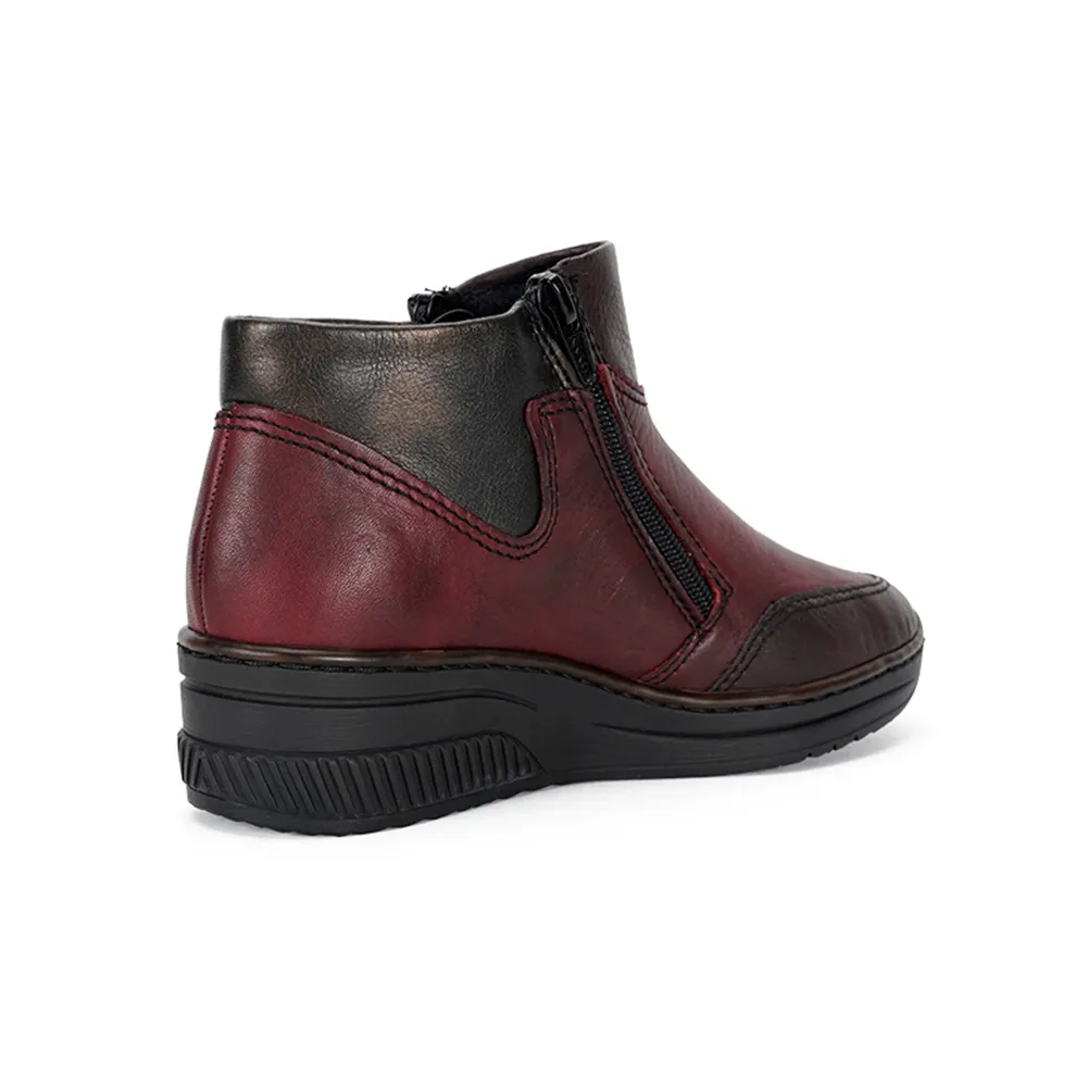 Rieker Women Retro Ankle Boot Leather 48754