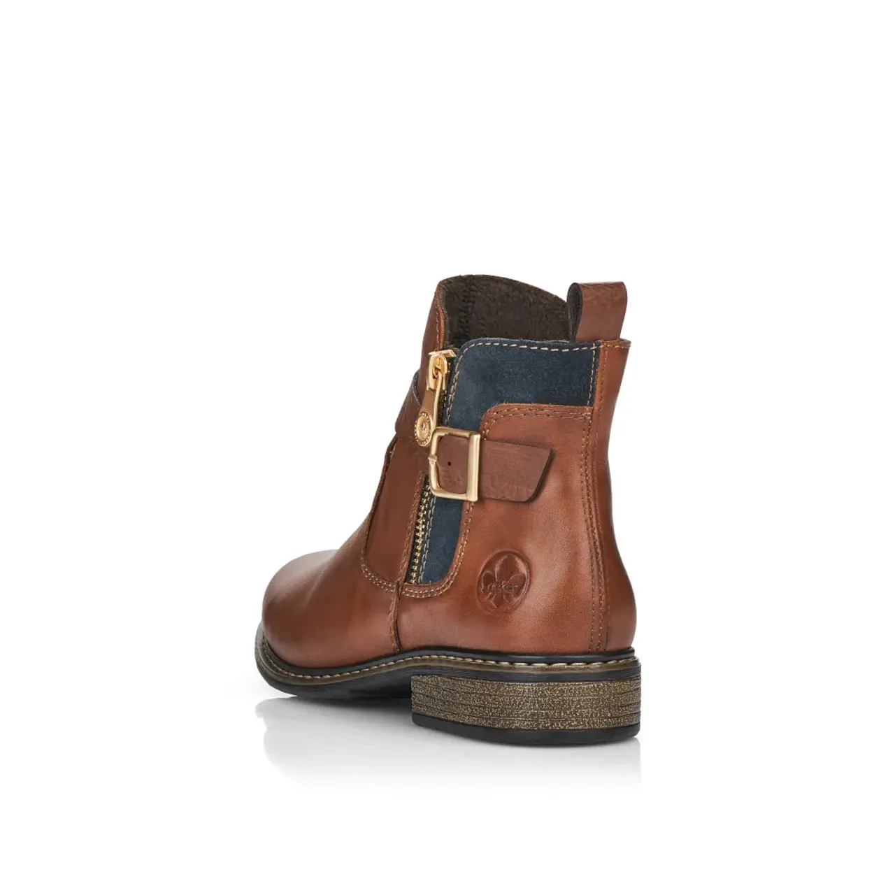 Rieker Z4959-22 Tan Chelsea Ankle Boot