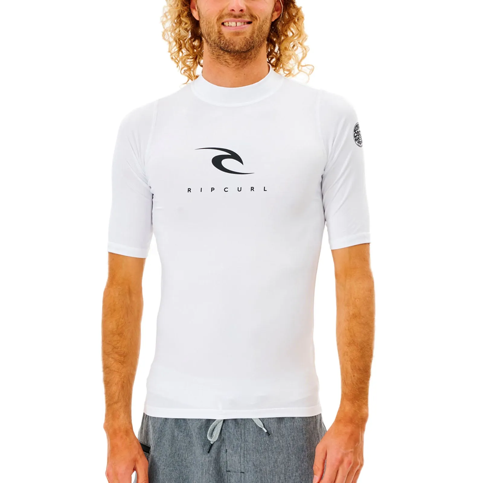Rip Curl Mens Corps Short Sleeve T-Shirt Rash Vest