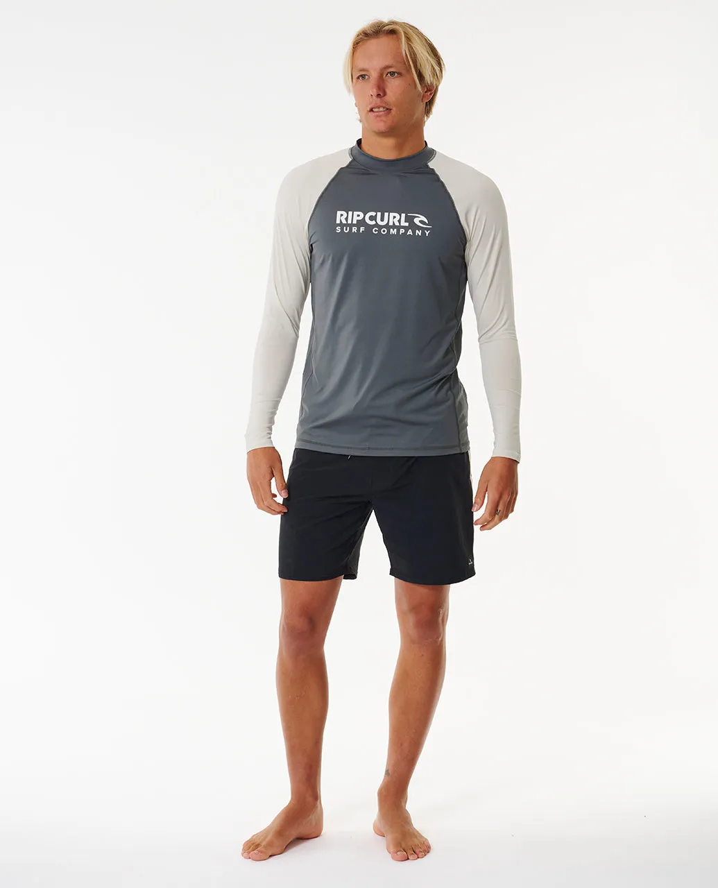 Rip Curl Mens Shock UPF 50 Long Sleeve Rash Vest