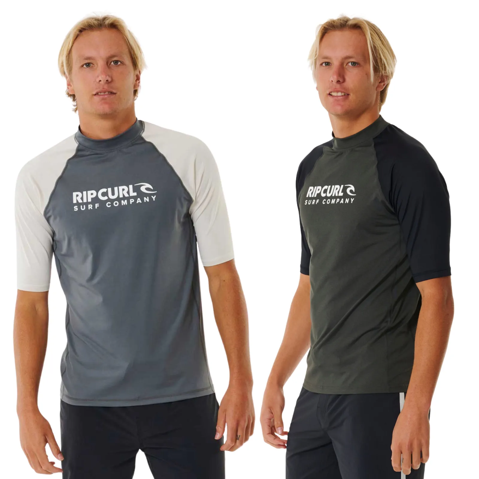 Rip Curl Mens Shock UPF 50 Short Sleeve Rash Vest