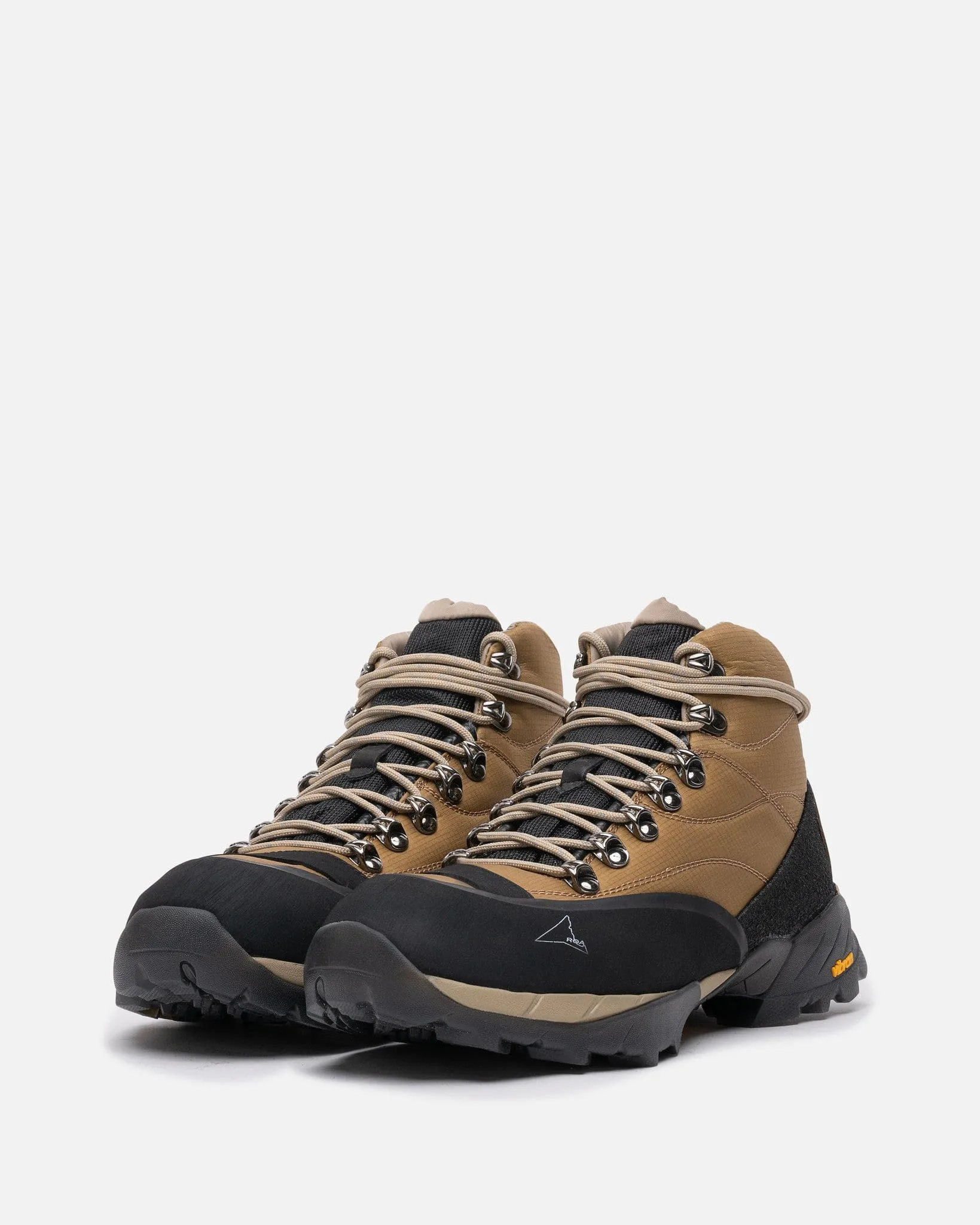 Roa Andreas Strap Boot in Camel Black