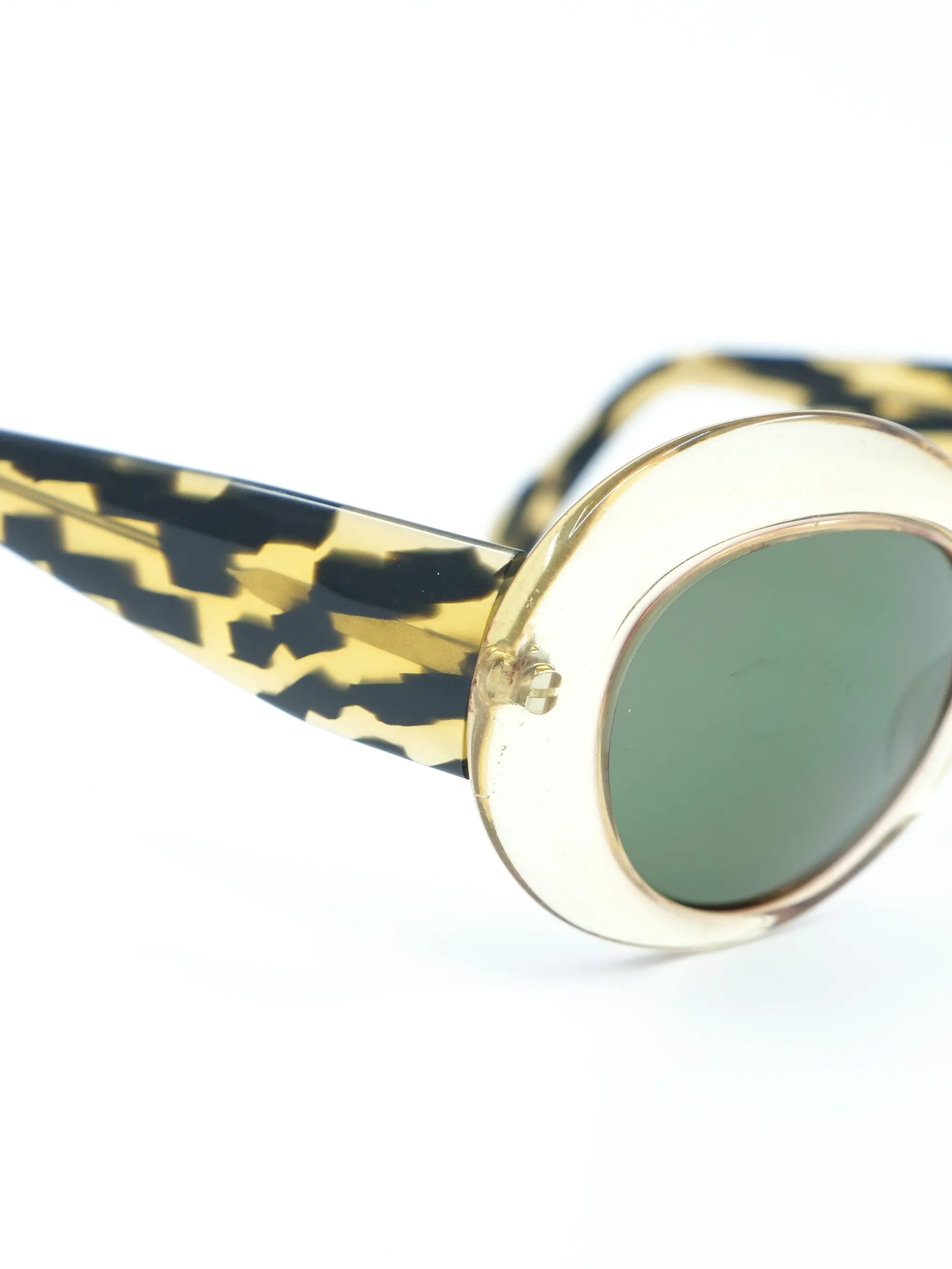 Robert Laroche Translucent Cateye Sunglasses