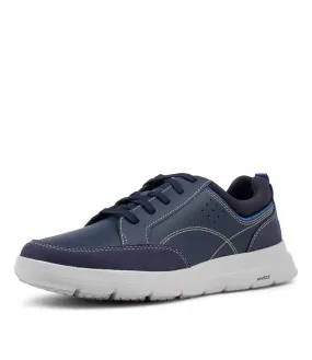 ROCKPORT Truflex M Cayden Dress Blues Leather Sneakers