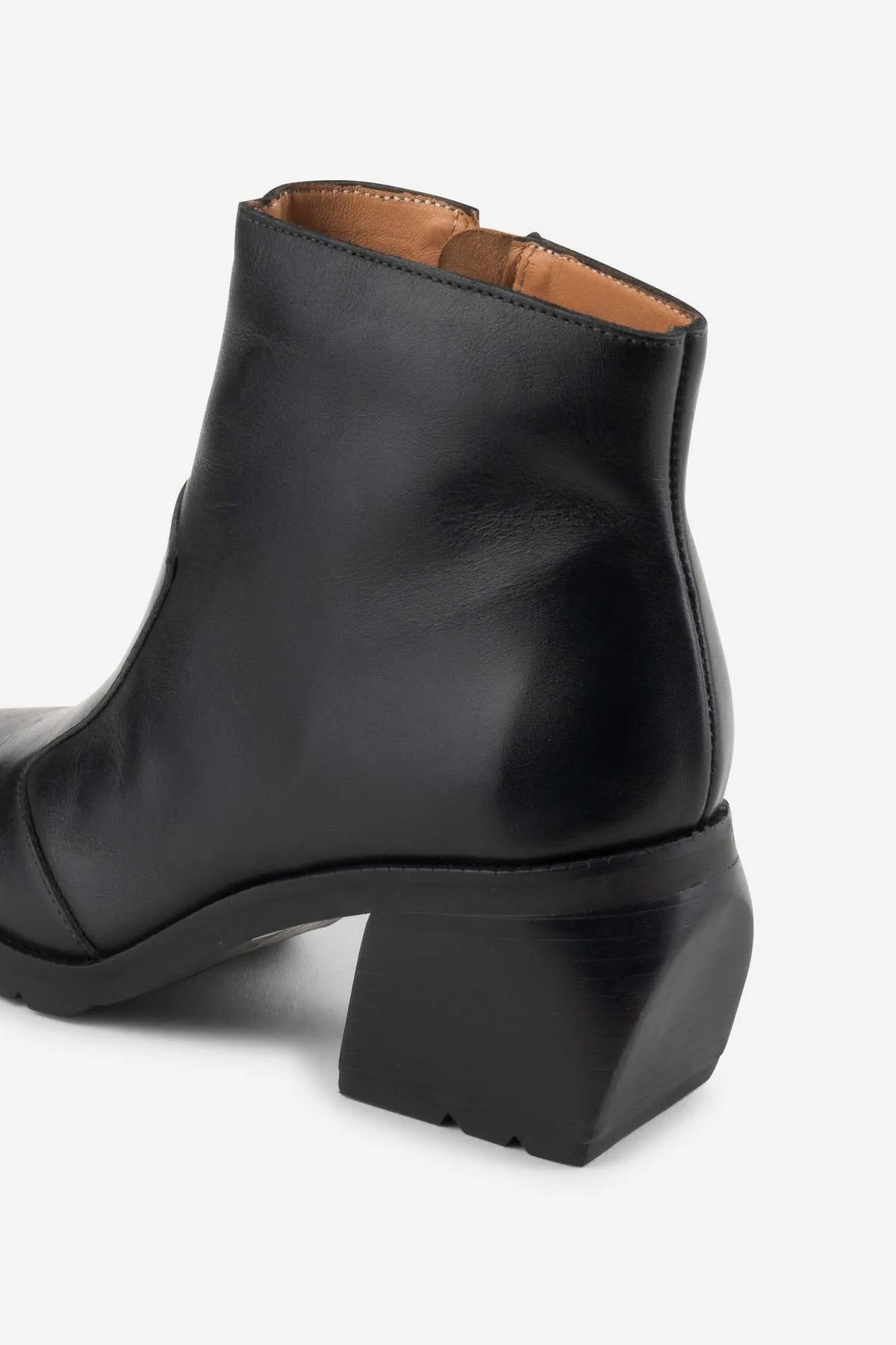 RODEO WESTERN ANKLE BOOT - Black