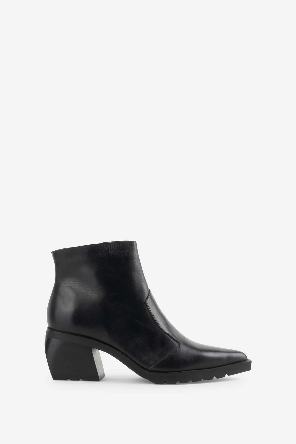 RODEO WESTERN ANKLE BOOT - Black