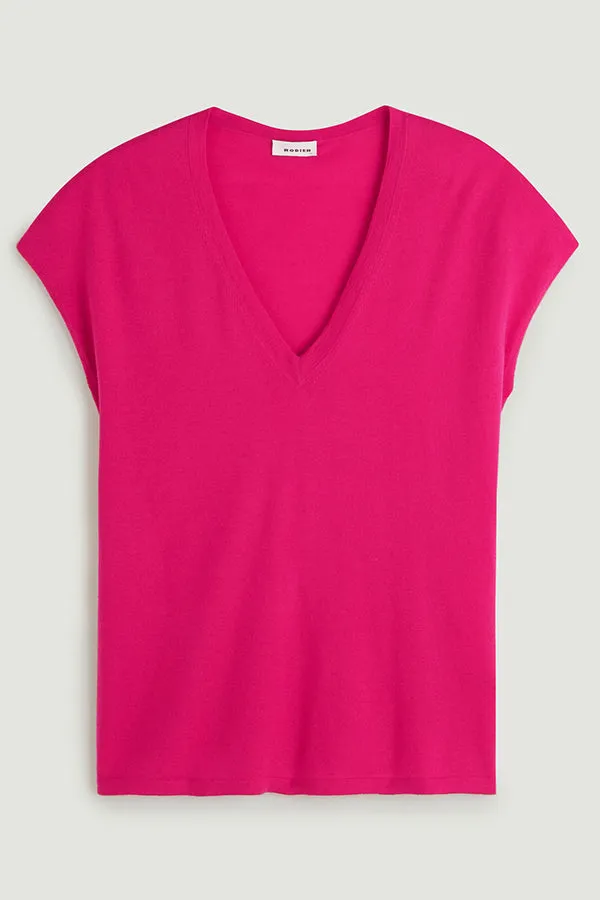 Rodier CASHMERE OVERSIZED SLEEVELESS SWEATER