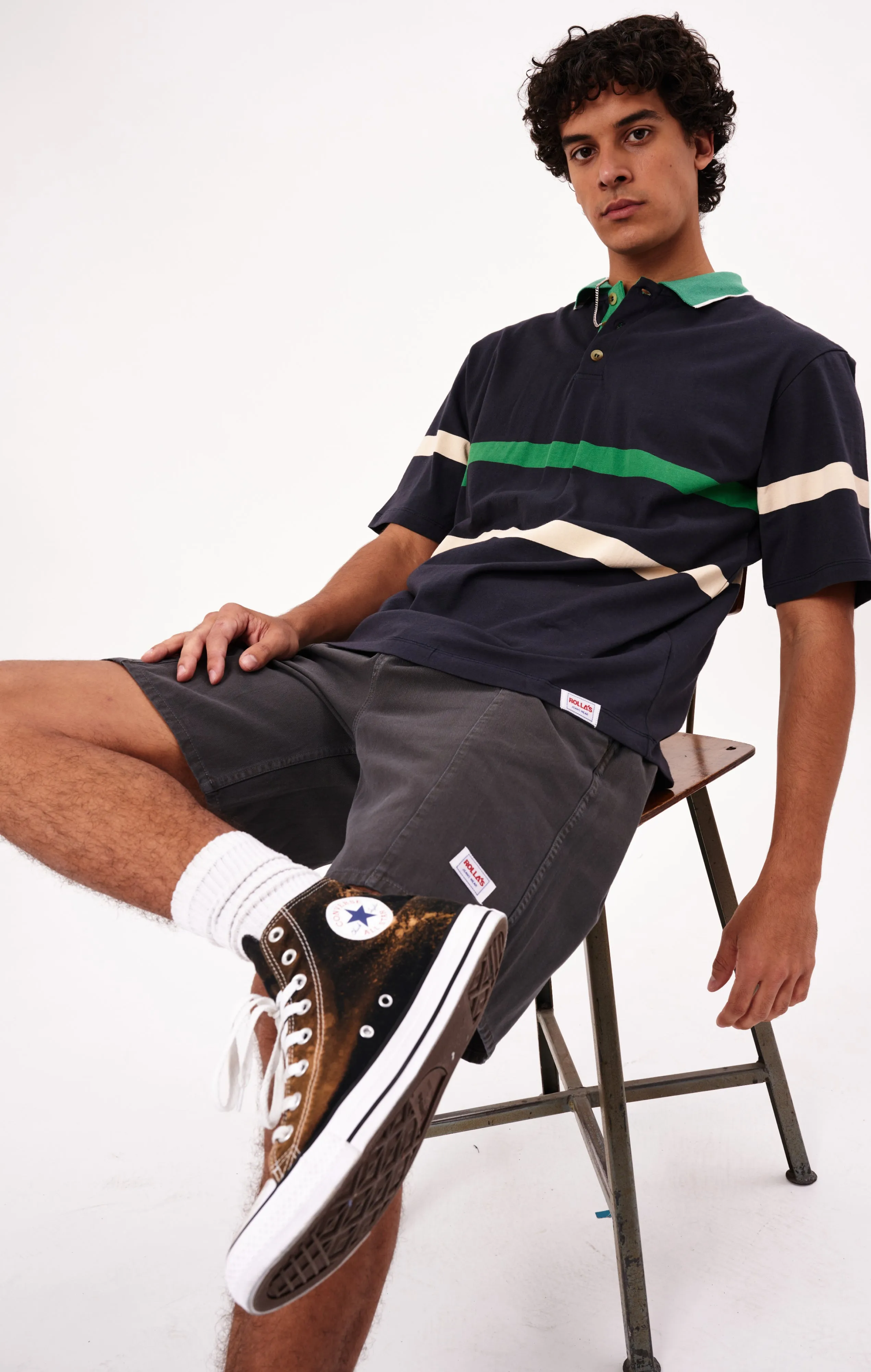 ROLLAS - Old Boys Polo - Navy