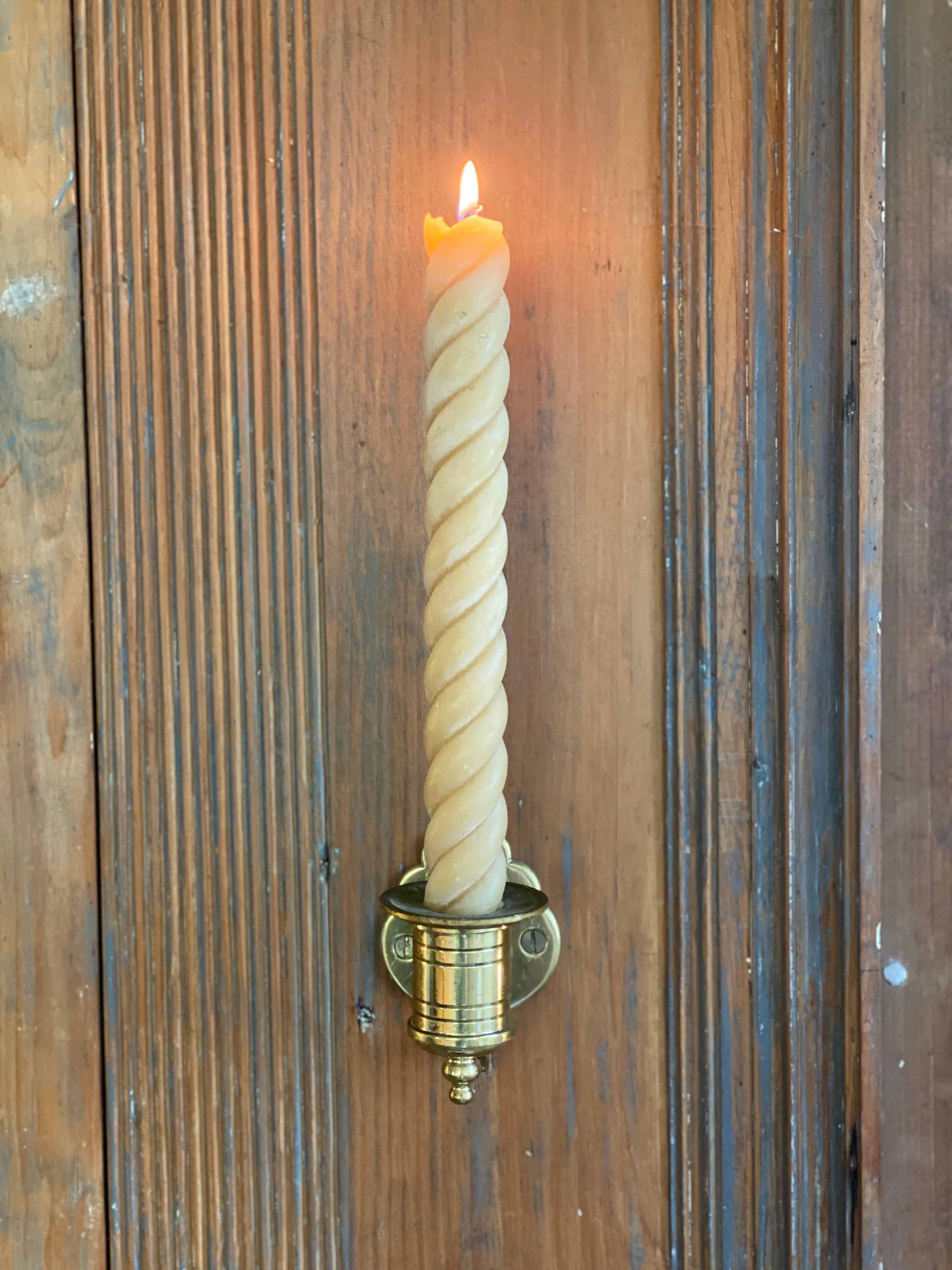 Rope Candles Pair | Natural