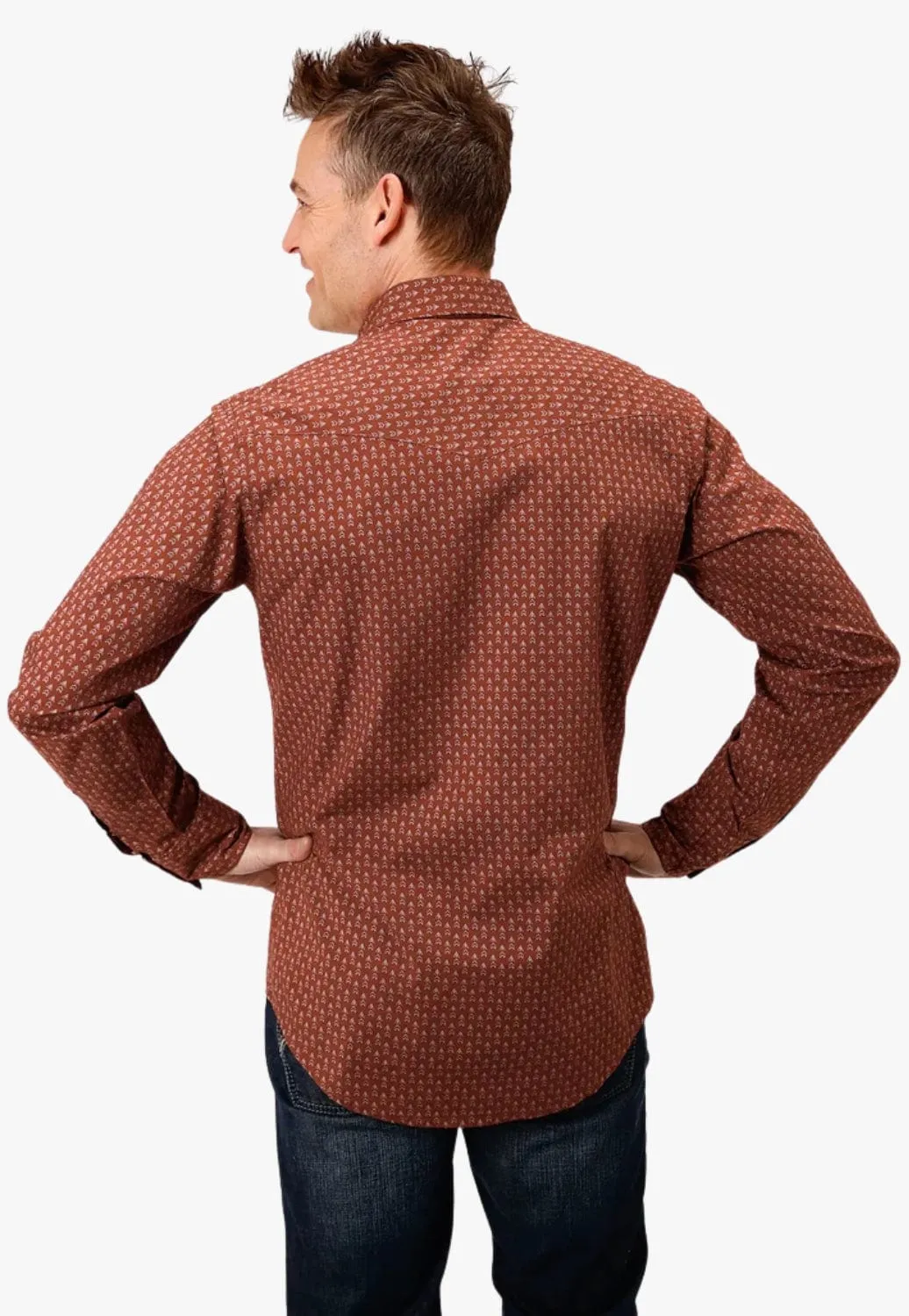 Roper Mens West Made Collection Long Sleeve Shirt