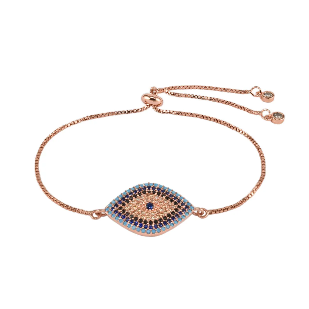 Rose Gold Eye Bracelet