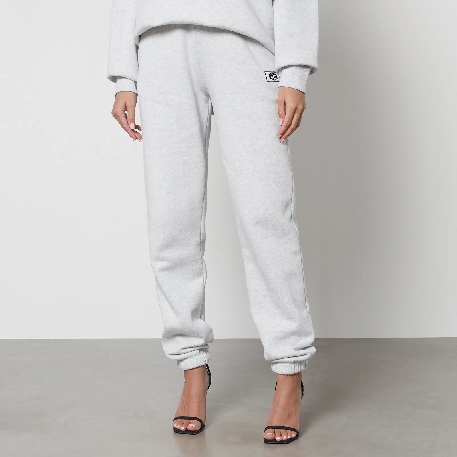 Rotate Sunday Logo-Embroidered Cotton-Jersey Joggers - S | Coggles