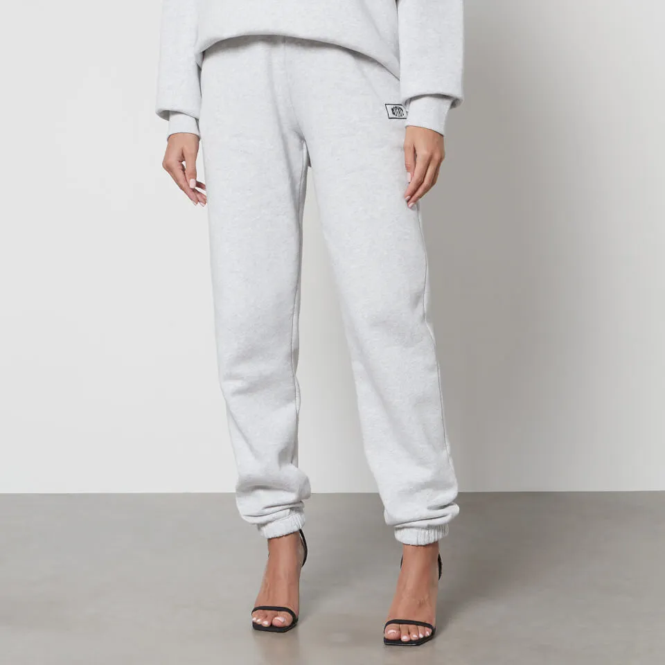 Rotate Sunday Logo-Embroidered Cotton-Jersey Joggers - S | Coggles