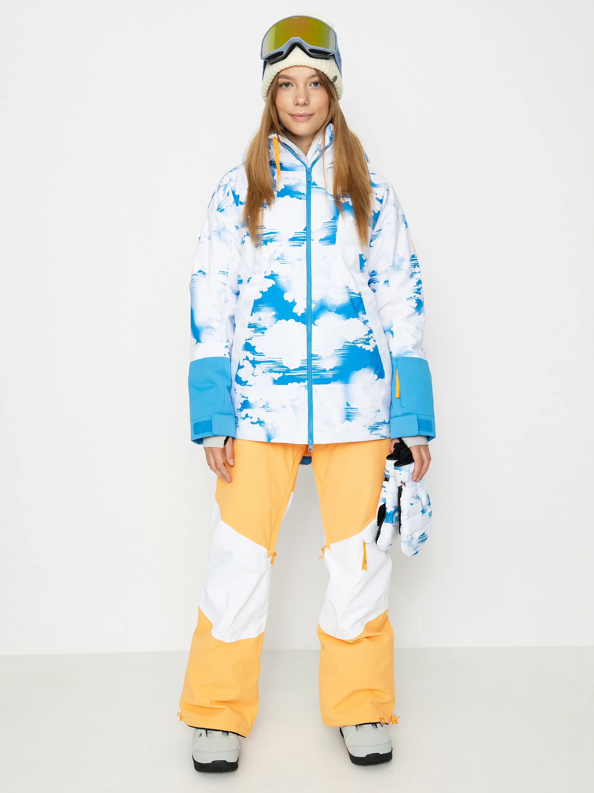 Roxy Chloe Kim Snowboard jacket Wmn (azure blue clouds)