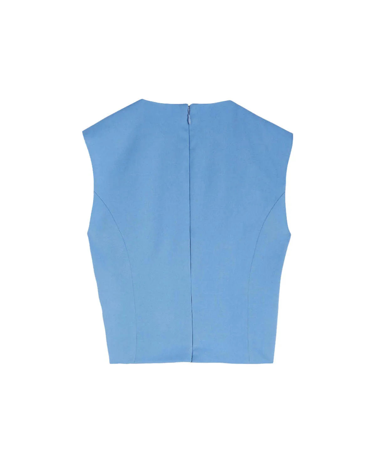 Ruffled Sleeveless Top