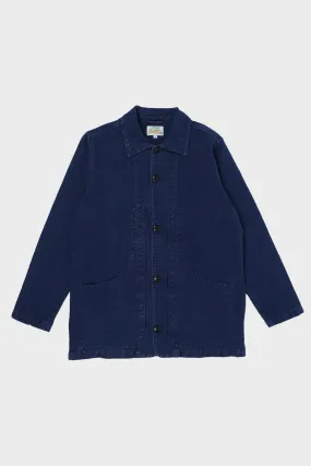 Rustic Plainweave Hunting Jacket - Indigo