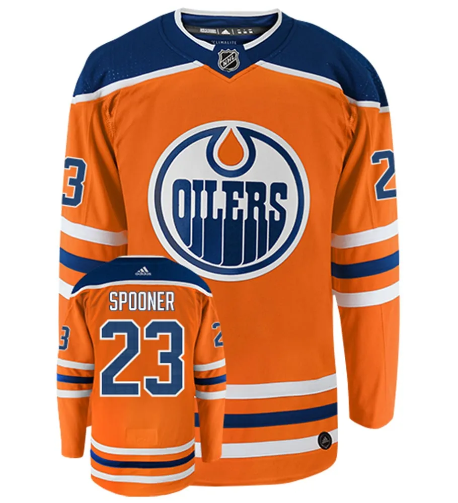 Ryan Spooner Edmonton Oilers Adidas Authentic Home NHL Hockey Jersey     