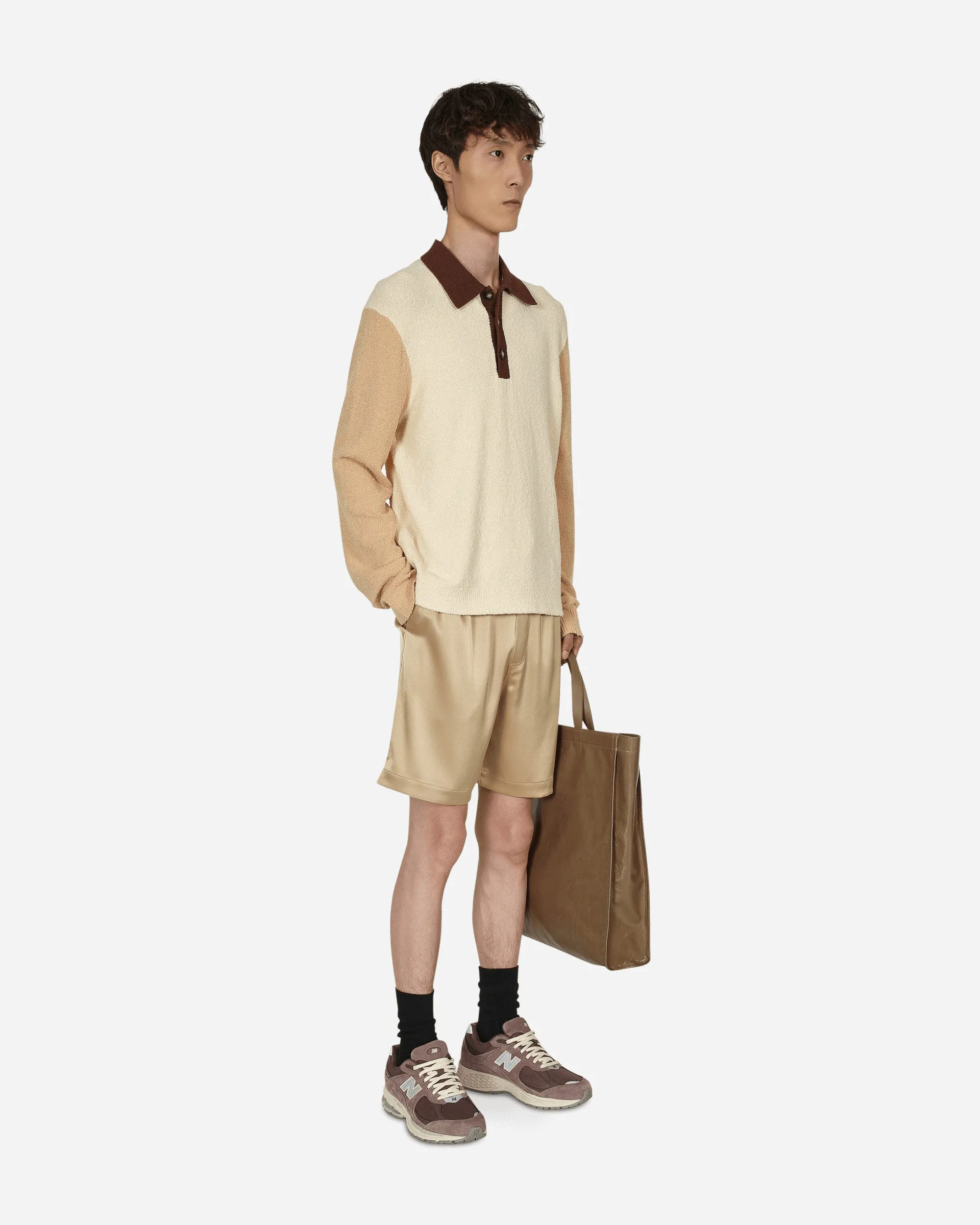 Saber Terry Cloth Polo Shirt Beige
