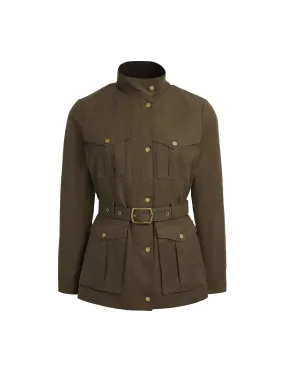 Sadie khaki Waxed Jacket