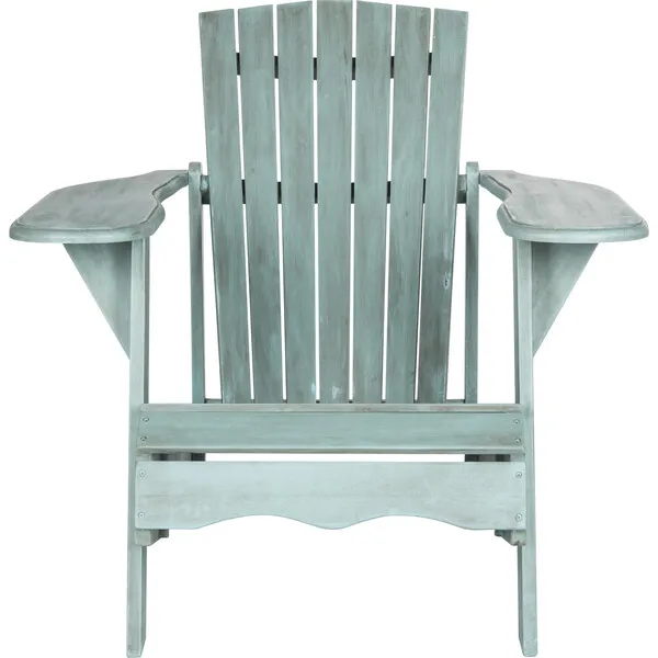 Safavieh Mopani Adirondack Outdoor Chair, Beach House Blue