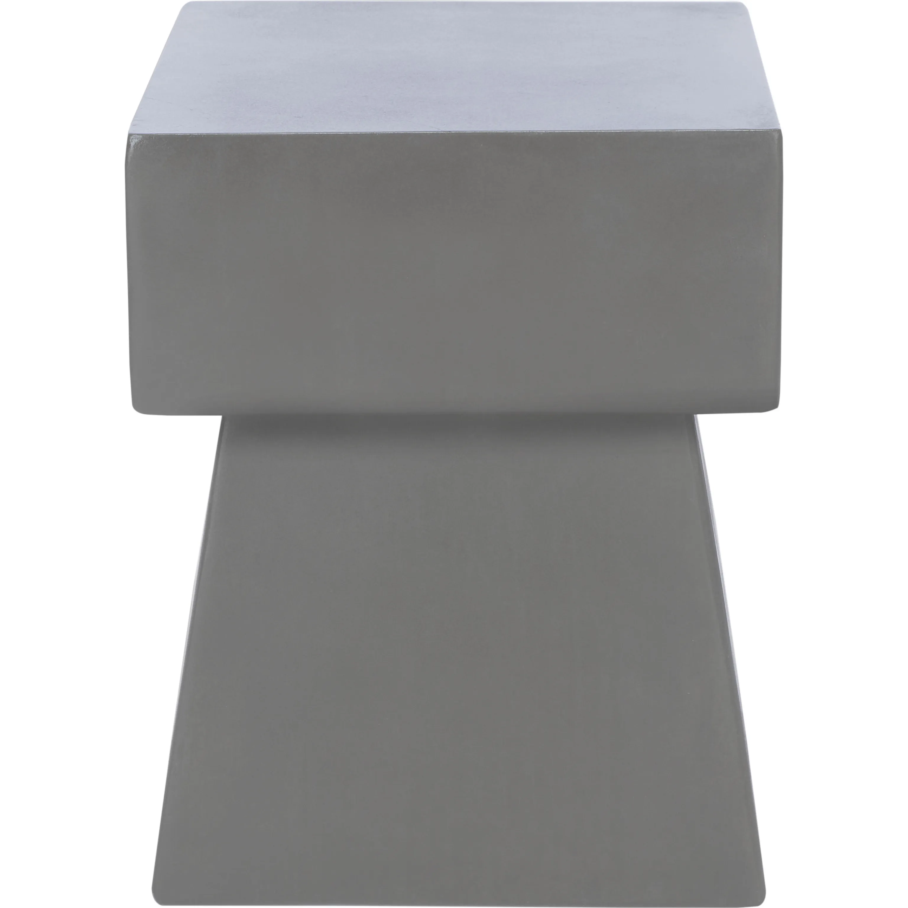 Safavieh Zen Indoor/Outdoor Mushroom Concrete Accent Table, Grey