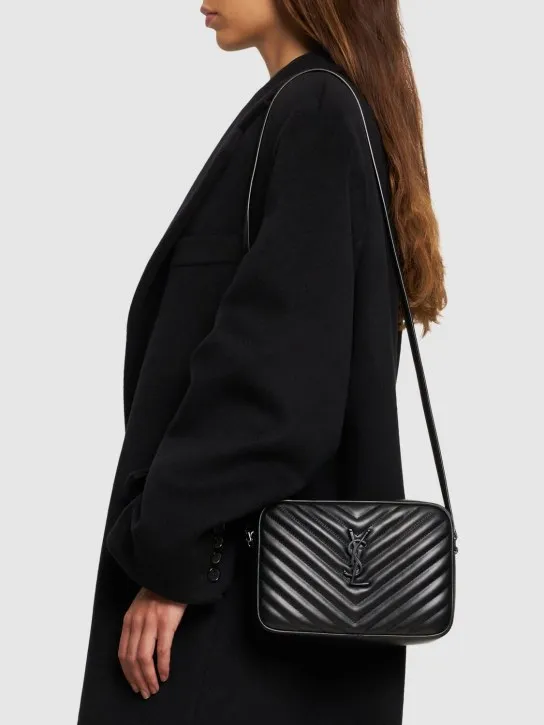 Saint Laurent   Medium Lou leather camera bag 