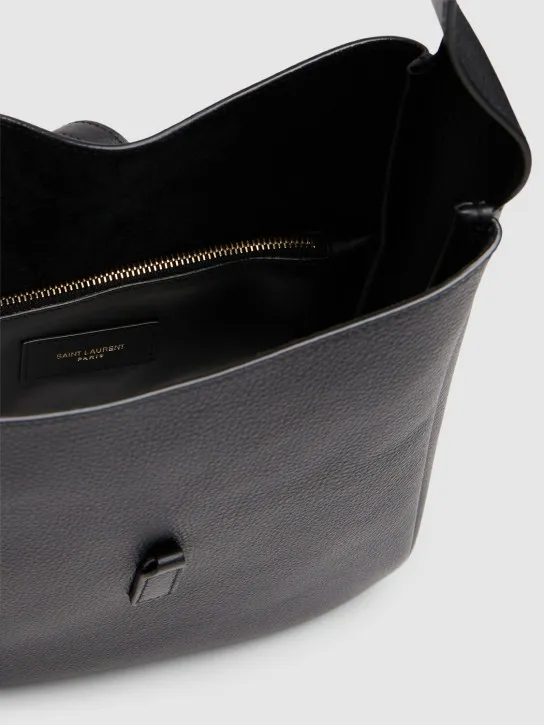 Saint Laurent   Small Le 5 à 7 grained leather bag 