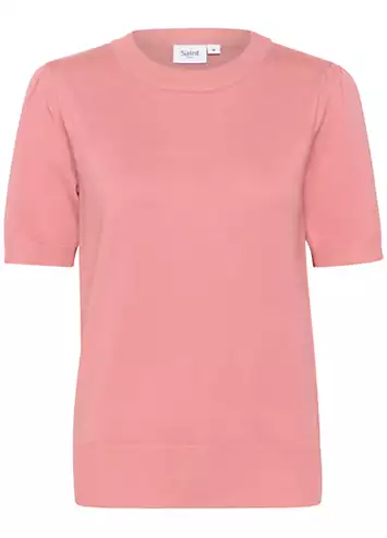 Saint Tropez Mila Short Sleeve Crew Neck Pullover | Grattan
