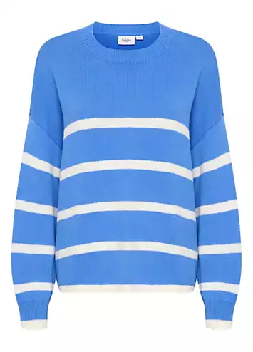 Saint Tropez Terna Relaxed Fit Crew Neck Pullover | Grattan